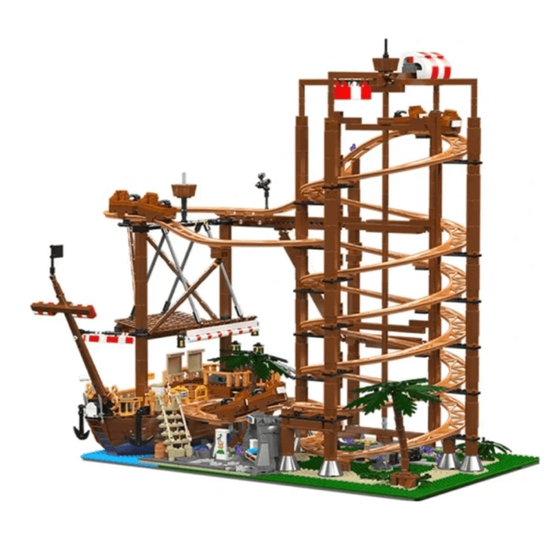 The Pirate Roller Coaster 2173pcs - Building Blocks set - Turbo Moc