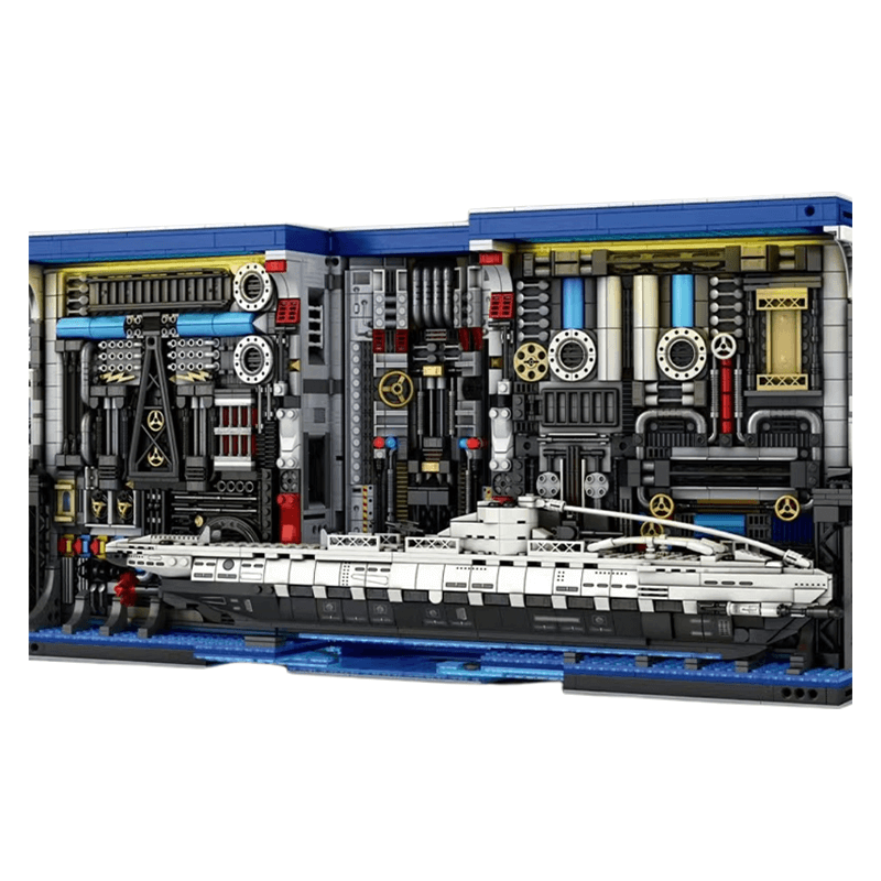 The Submarine Factory 3465pcs - Building Blocks set - Turbo Moc