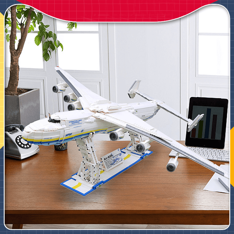 The Ultimate Antonov 225 With Stand 5349pcs - Building Blocks set - Turbo Moc