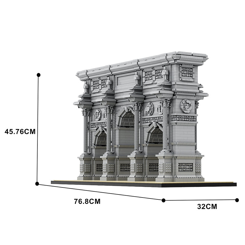 The Ultimate Arc de Triomphe du Carrousel 7627pcs - Building Blocks set - Turbo Moc