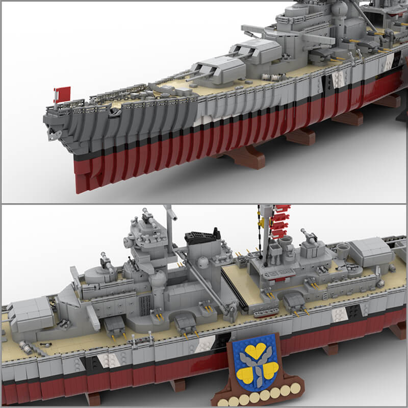 The Ultimate German Battleship Bismarck 9544pcs