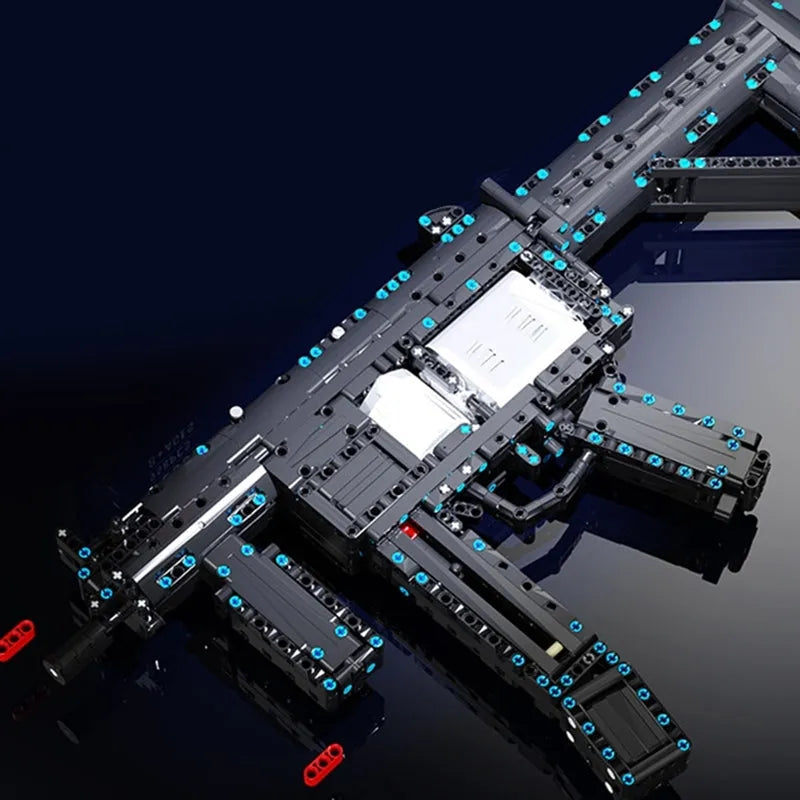 MP5 Submachine Gun - Building Blocks set compatible Lego - Turbo Moc