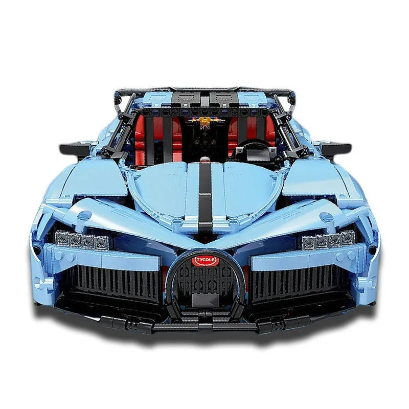 Bugatti Chiron Sport Blue - Building Blocks set compatible Lego - Turbo Moc