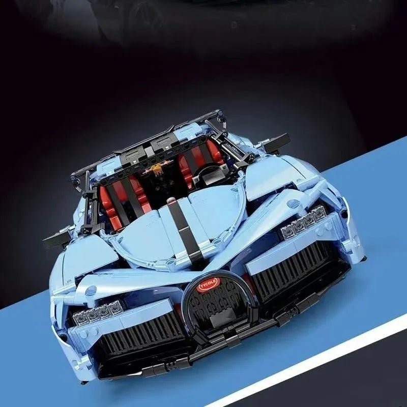 Bugatti Chiron Sport Blue - Building Blocks set compatible Lego - Turbo Moc