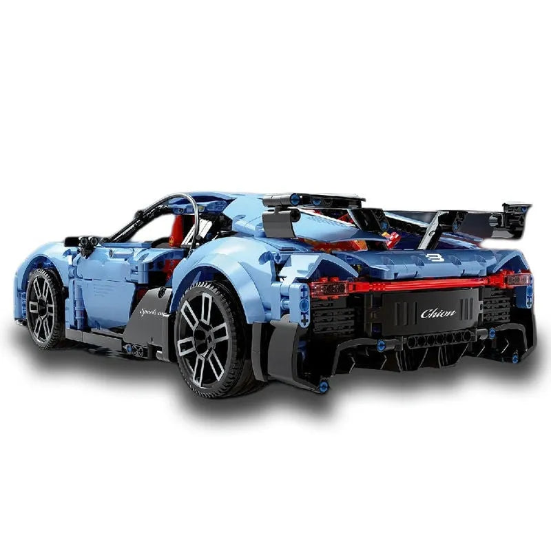 Bugatti Chiron Sport Blue - Building Blocks set compatible Lego - Turbo Moc