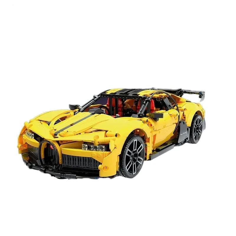 Bugatti Chiron Sport Yellow - Building Blocks set compatible Lego - Turbo Moc