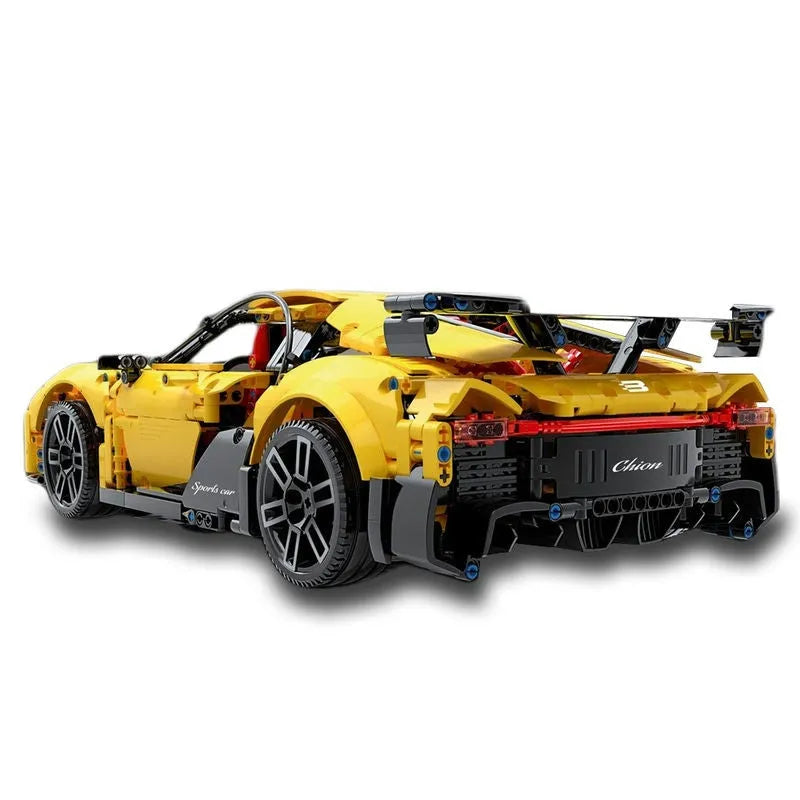 Bugatti Chiron Sport Yellow - Building Blocks set compatible Lego - Turbo Moc