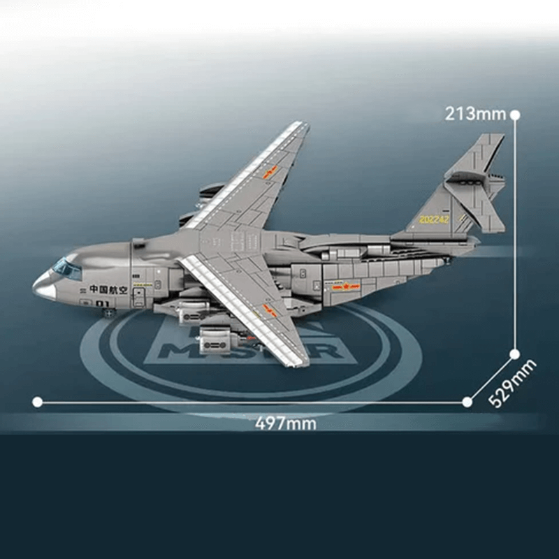 Transport Aircraft 1415pcs - Building Blocks set - Turbo Moc