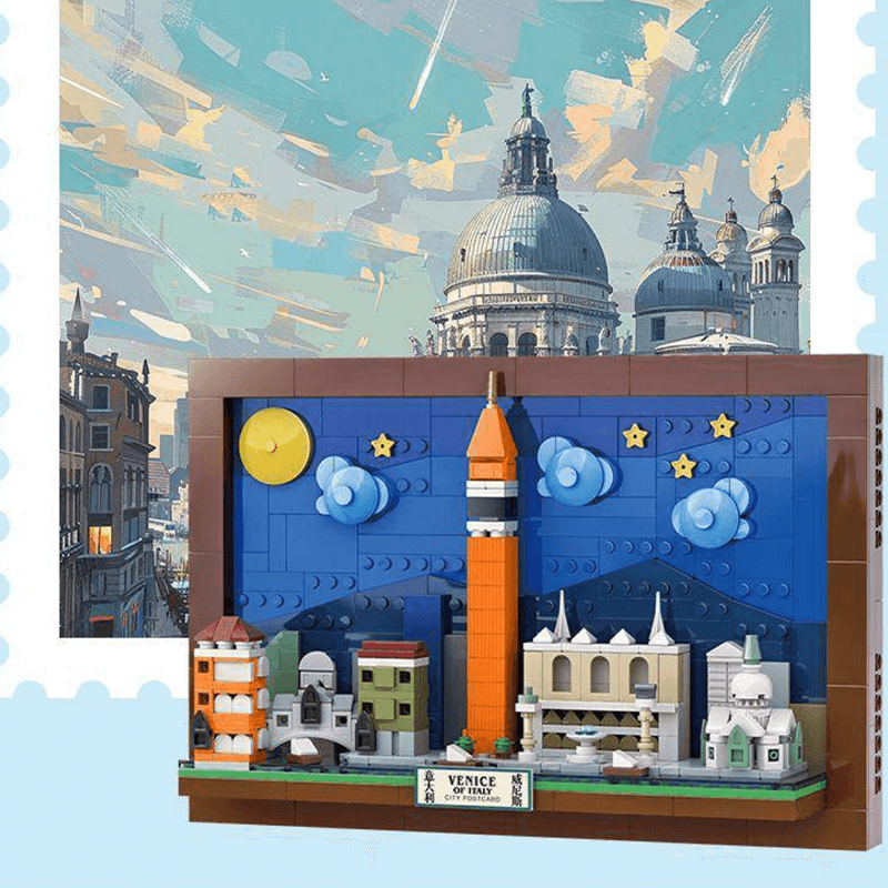 Venice Skyline 579pcs - Building Blocks set - Turbo Moc