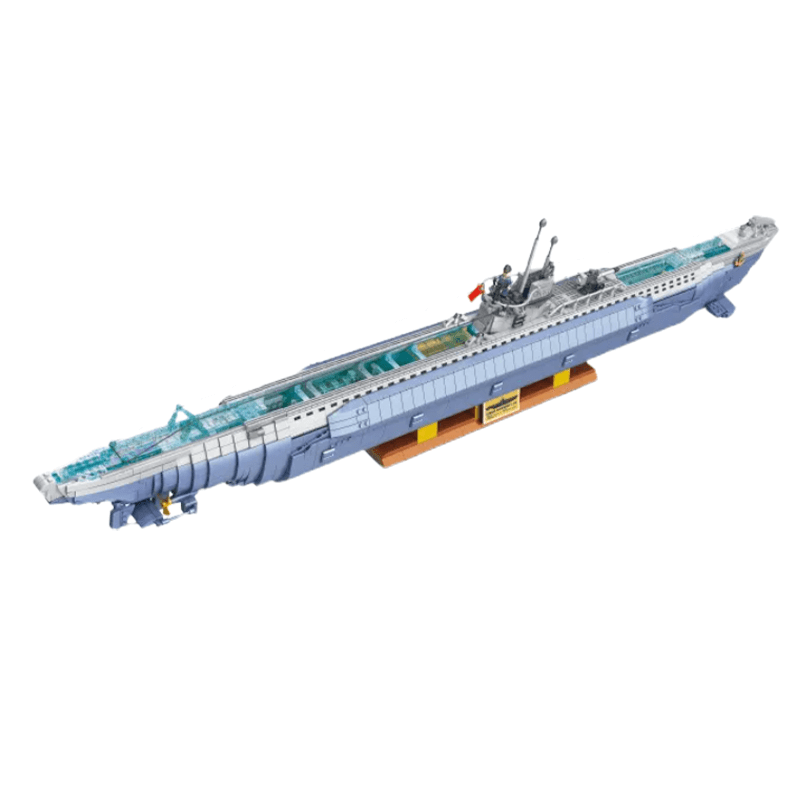 VIIC U-552 Submarine 6171pcs - Building Blocks set - Turbo Moc