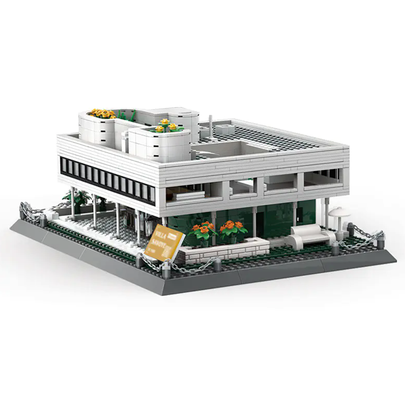 Villa Savoye, Paris 1225pcs - Building Blocks set - Turbo Moc