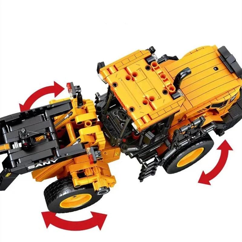 Wheel Loader Excavator Model s set, compatible with Lego