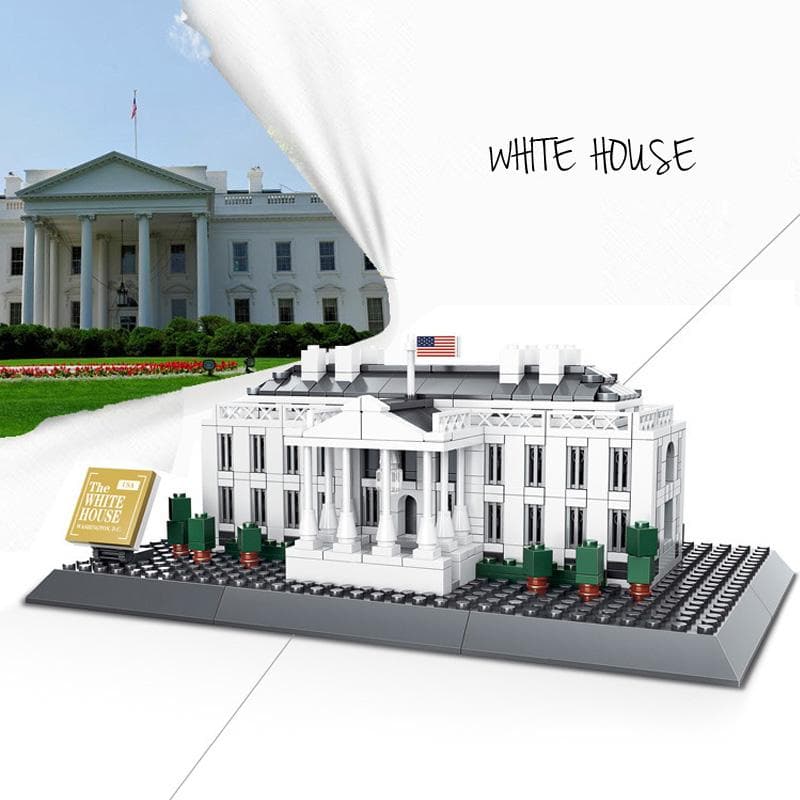 White House 803pcs - Building Blocks set - Turbo Moc