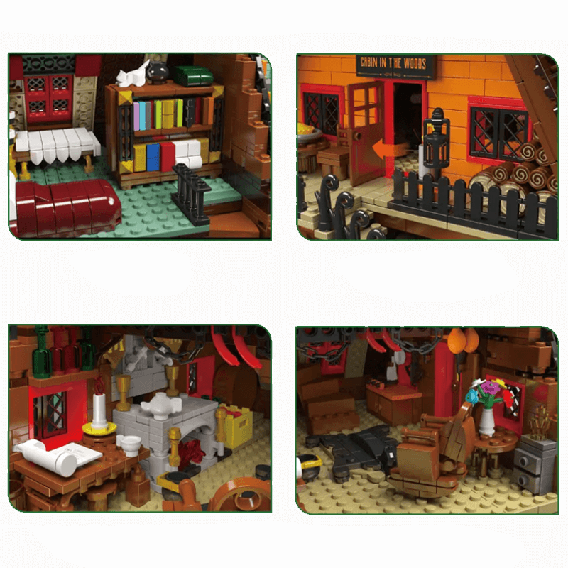 Wooden Cabin In The Woods 3397pcs - Building Blocks set - Turbo Moc