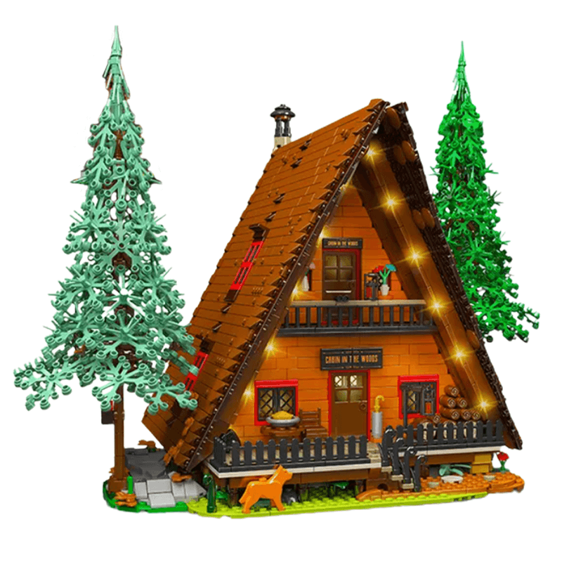 Wooden Cabin In The Woods 3397pcs - Building Blocks set - Turbo Moc