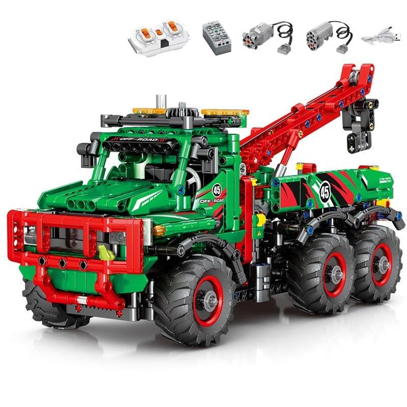 x6 Crane Construction Truck 1135pcs-Building Blocks set -Turbo Moc